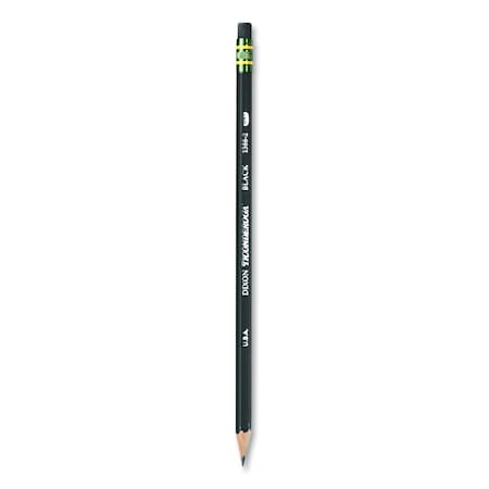 Ticonderoga Pencils, HB (No 2), Black Lead, Black Barrel, PK12 13953